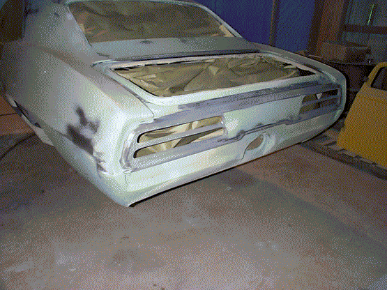 1969 Pontiac Firebird Rear Body Panel UnPrimed