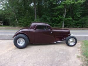 1933 Ford 3 Window Salt Flat Coupe