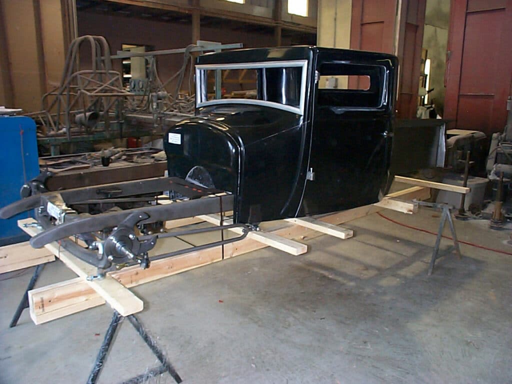 1927 Ford Model T Fiberglass Pickup Cab with flip out windshield