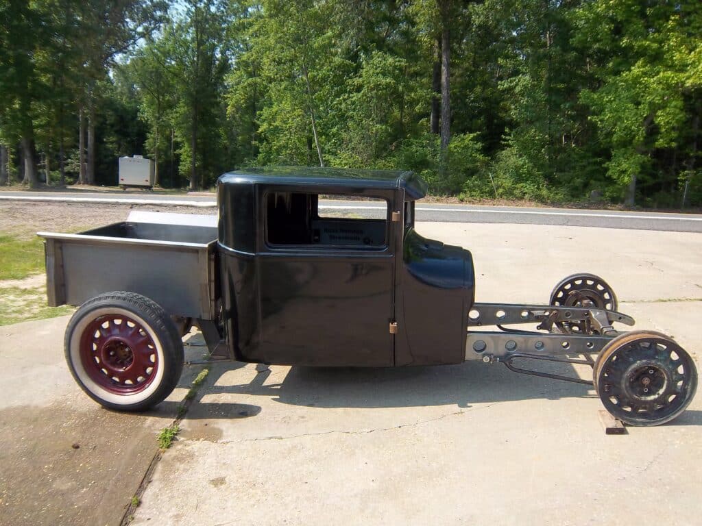 1927 Ford Model T Fiberglass Pickup Cab Rolling chassis