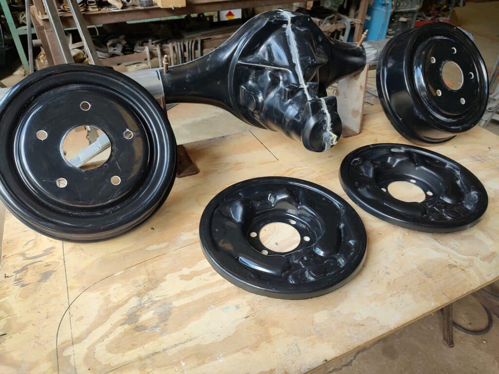 Fiberglass Center Sections and Backing Plates