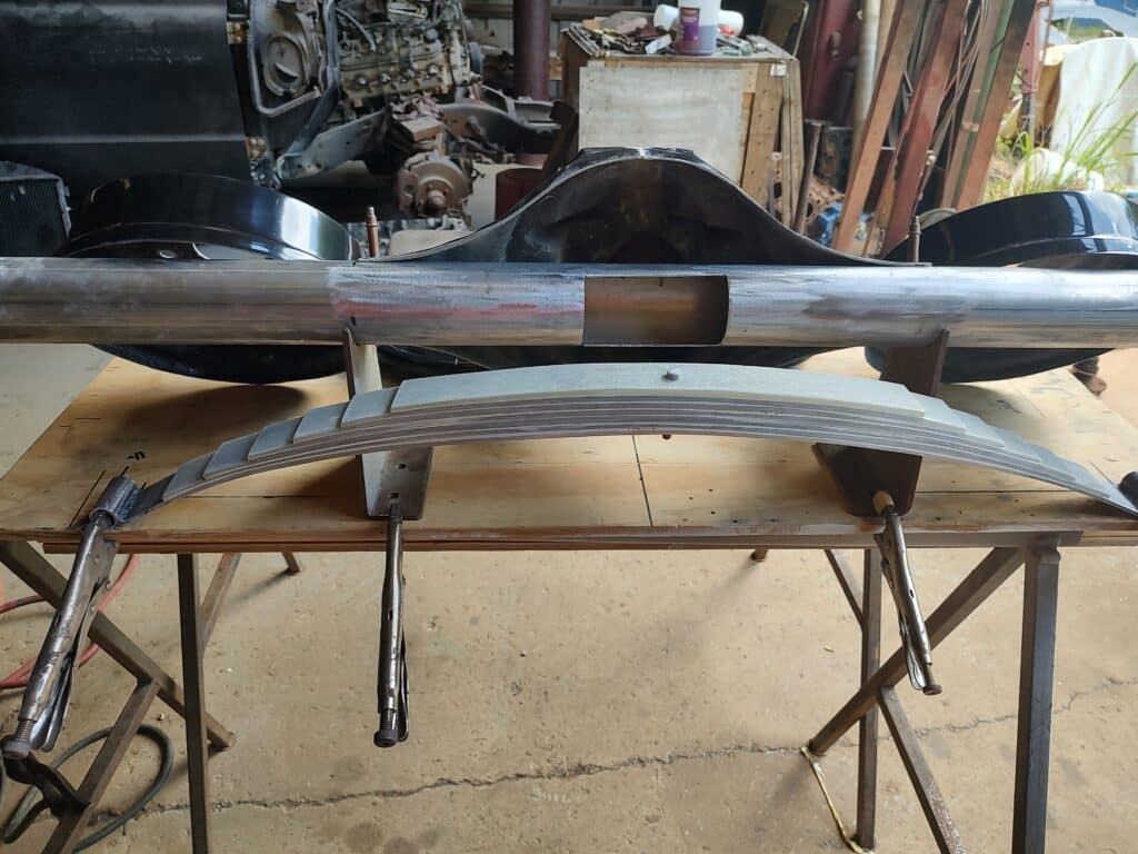 Rear Axle and Leaf Spring Setup