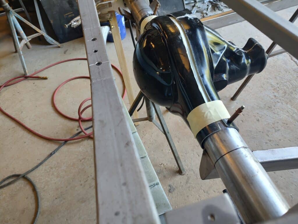 Rear Axle Mock up Right Side Shot