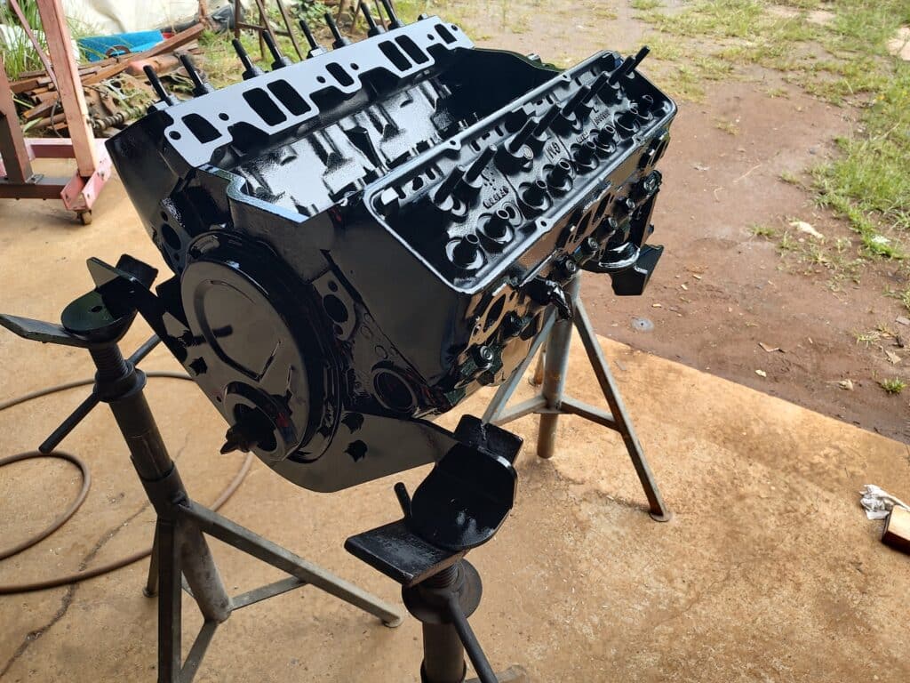 Engines with Heads back shot