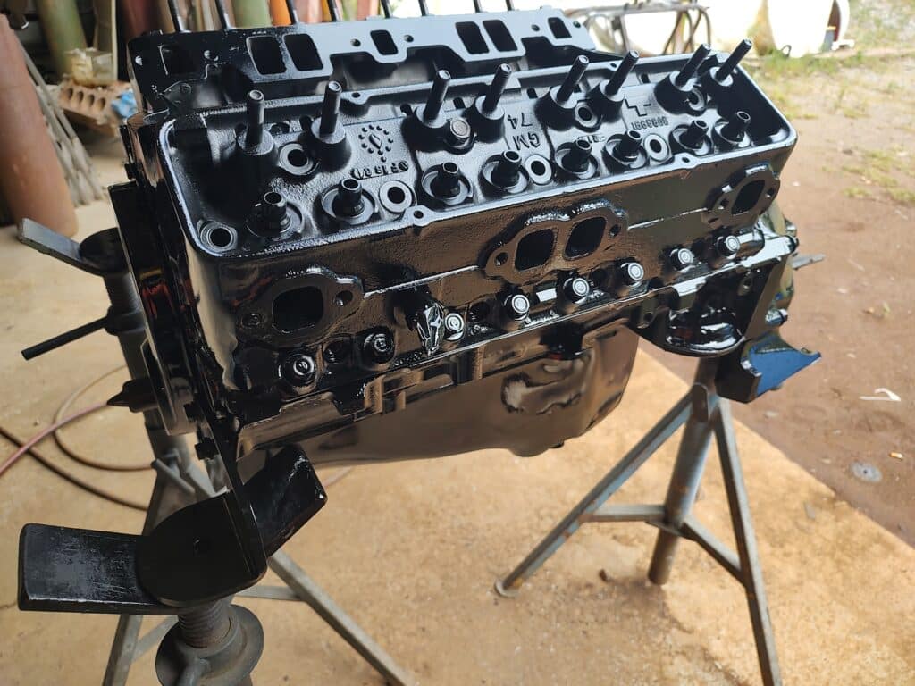 Engine with Heads right side shot
