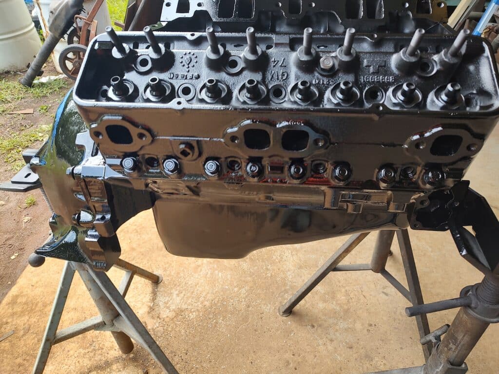 Engine with Heads side shot