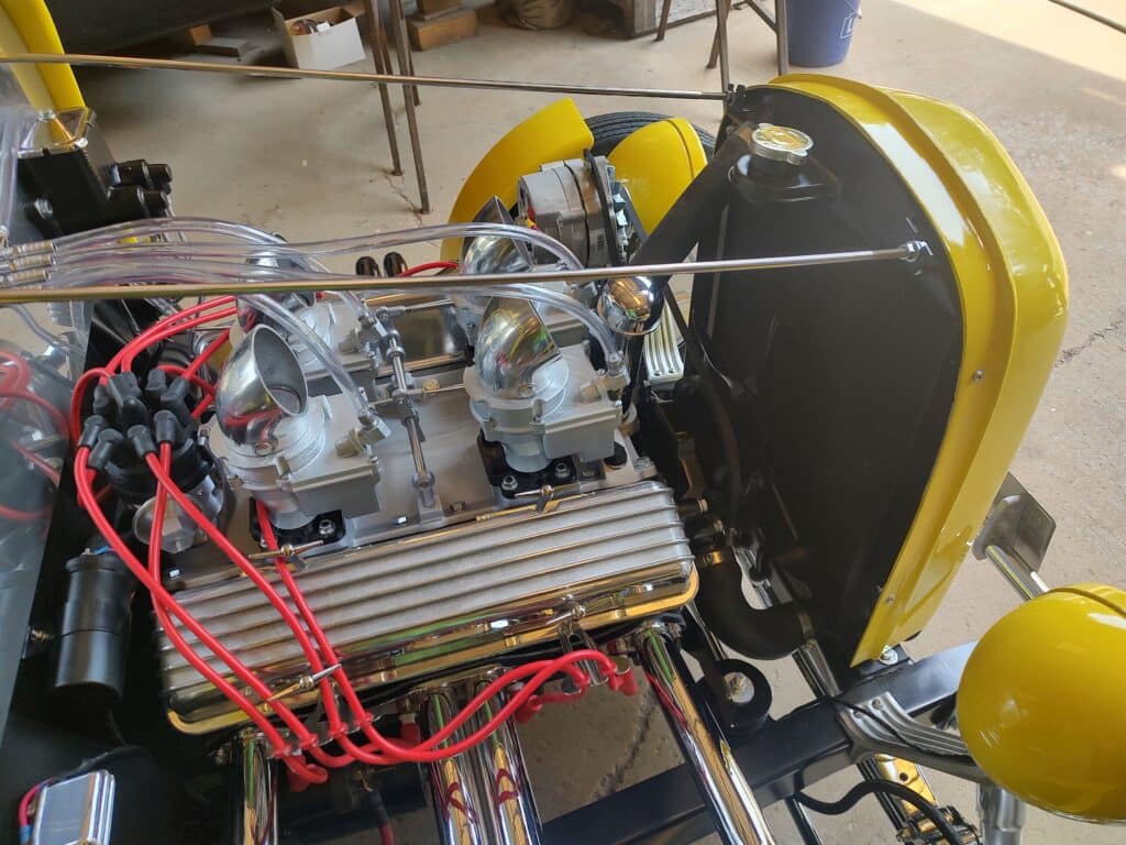 Milner's Prop Coupe Right Engine Compartment