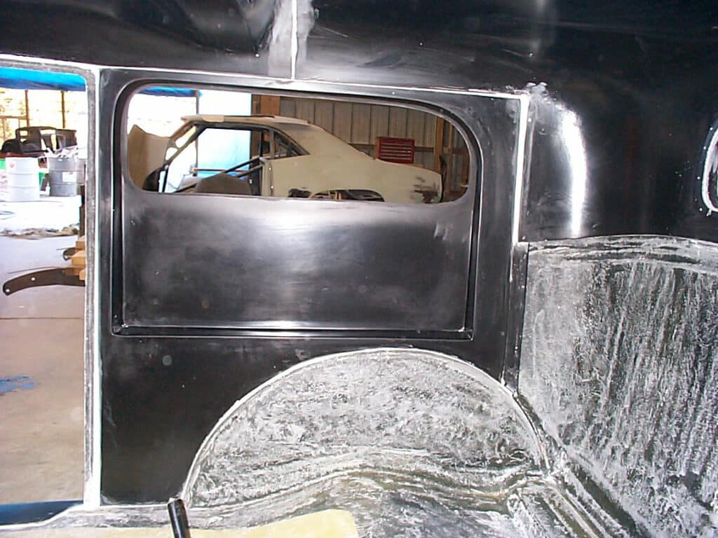 1932 Ford 2 Door Sedan Quarter Glass Re-Inforcement