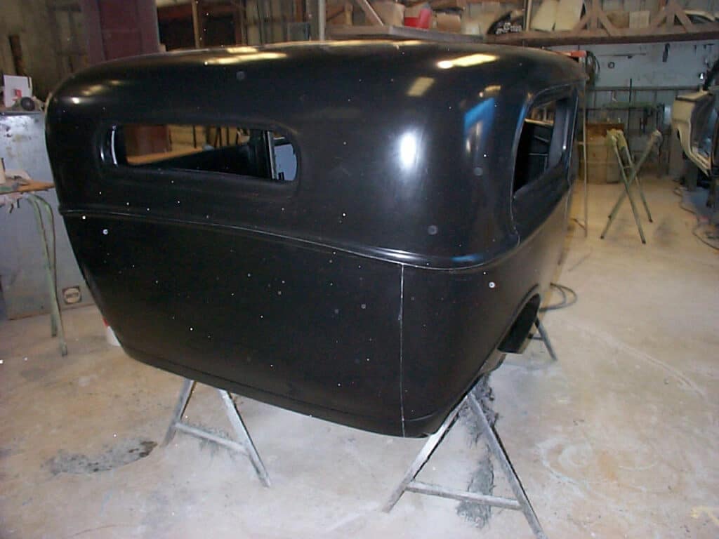 1932 Ford 2 Door Fiberglass Body Rear Shot
