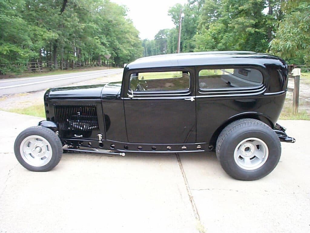 1932 Ford 2 Door Sedan Hi-Boy Fiberglass Body Driver Side