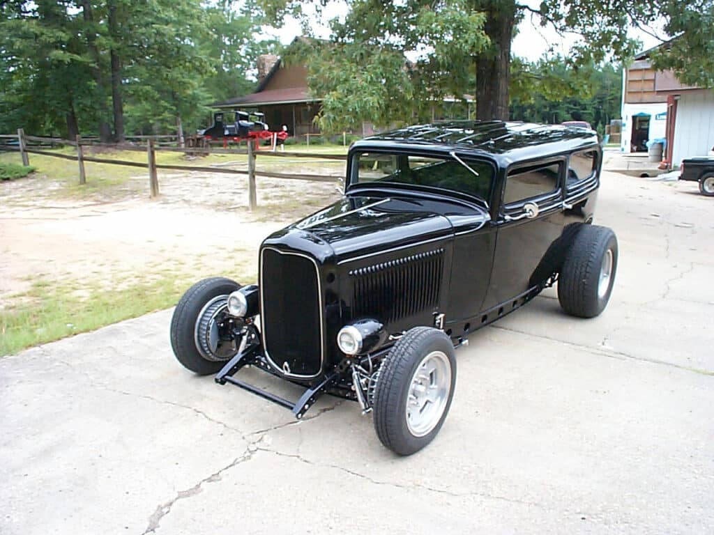 1932 Ford 2 Door Sedan Fiberglass Body Left Front