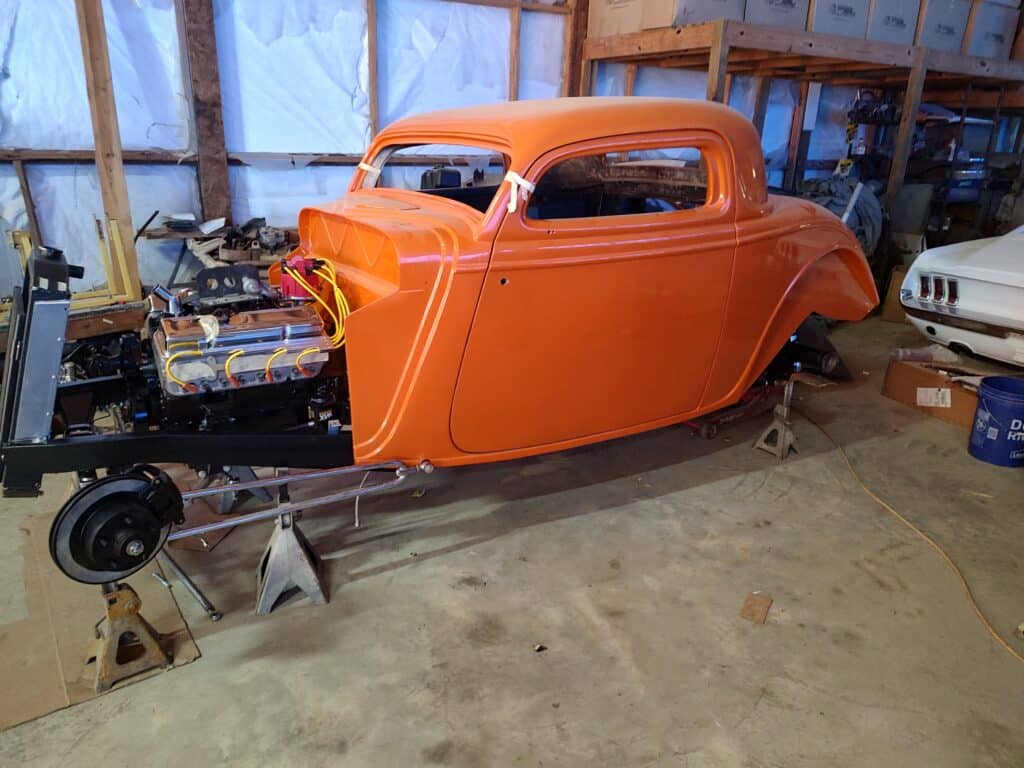 1933-34 Ford 3 Window Fiberglass Body on Chassis